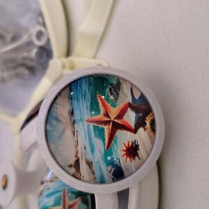 ⭐ 4 Starfish Cabinet Knobs. Set of 4 with Hardware and Case. Lorvies Brand. New!